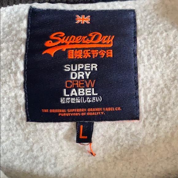 Blue and black SuperDry sweatshirt - Picture 5 of 8